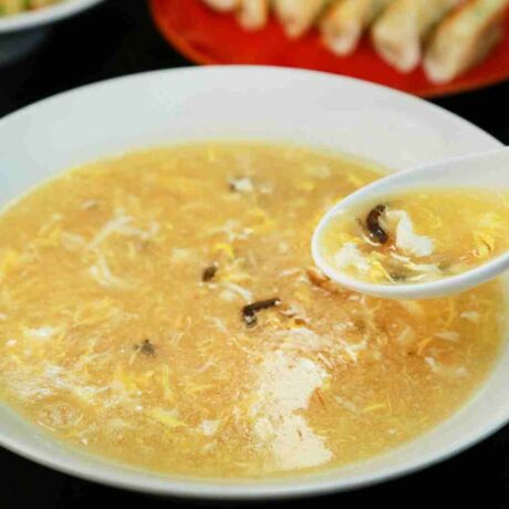 Chicken Egg Flower Soup at Seaview Malaysian and Thai Restaurant Redhead NSW